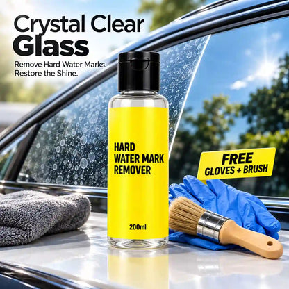 Hard Water Mark Remover 200ml with FREE Cleaning Brush & Gloves