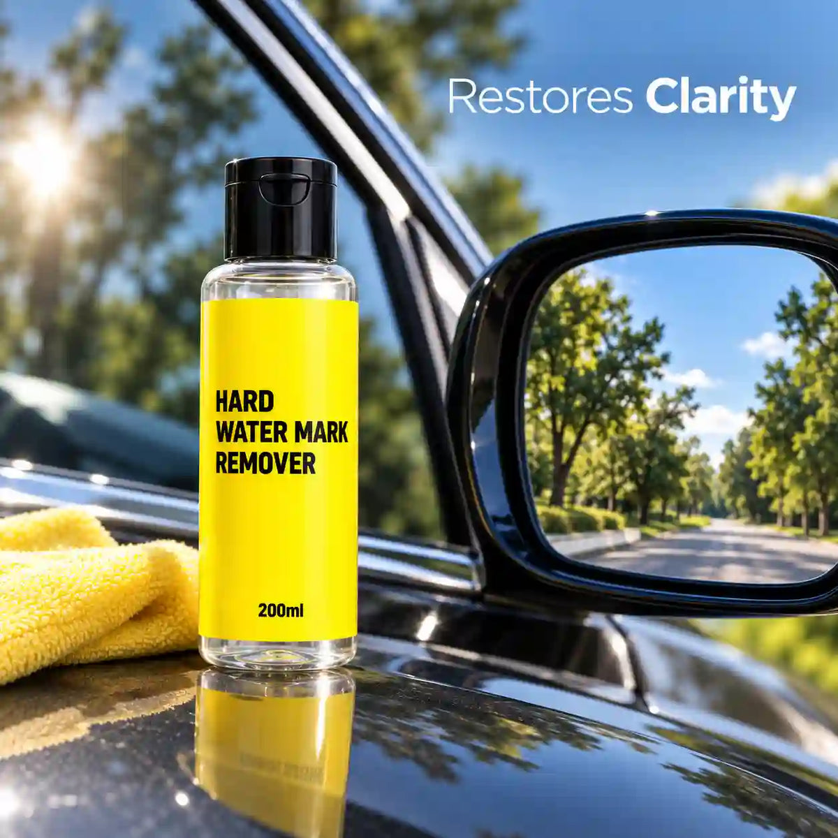 Hard Water Mark Remover 200ml with FREE Cleaning Brush & Gloves