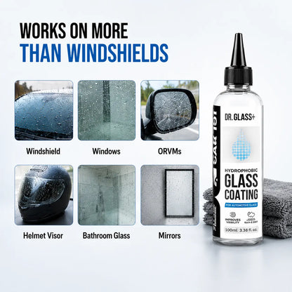 DR. GLASS Hydrophobic Glass Coating – 120ml
