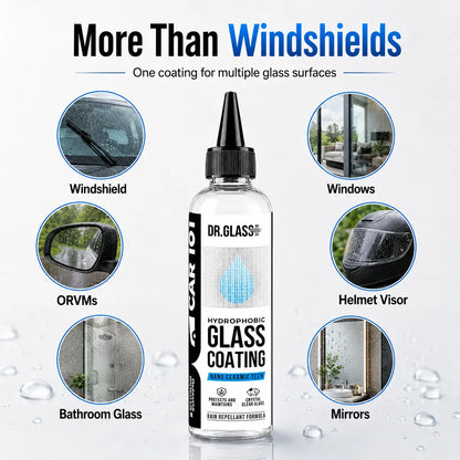 DR. GLASS Hydrophobic Glass Coating – 120ml