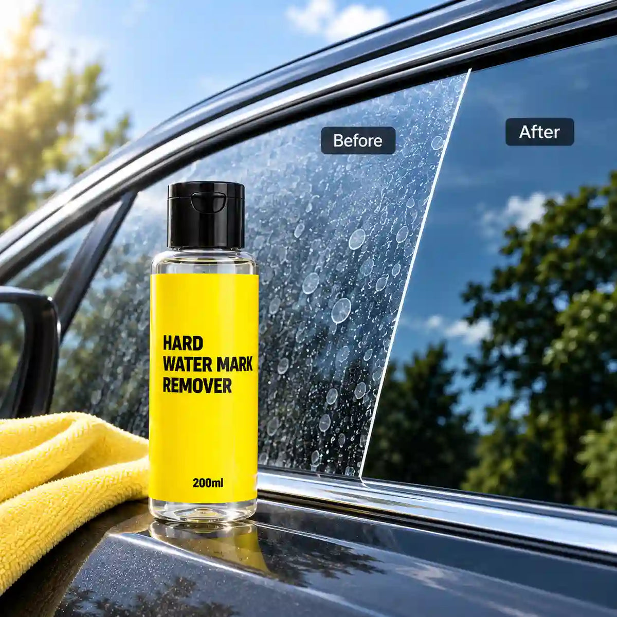 Hard Water Mark Remover 200ml with FREE Cleaning Brush & Gloves