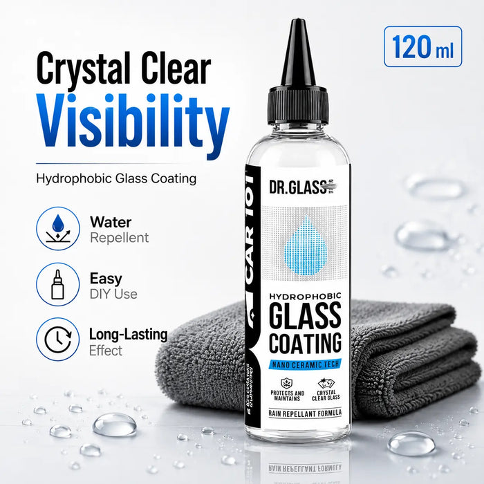 DR. GLASS Hydrophobic Glass Coating – 120ml